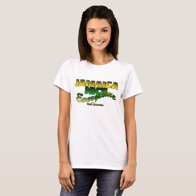 Jamaica Nice Everytime Ladies T-shirt (Front Full)