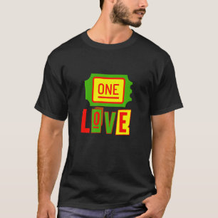 Jamaica One Love Reggae Rasta Reggae Roots   T-Shirt