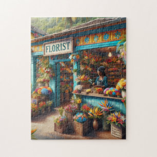 jamaica outdoor flower shop jigsaw puzzle