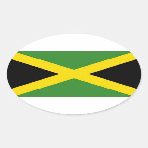 JAMAICA OVAL STICKER
