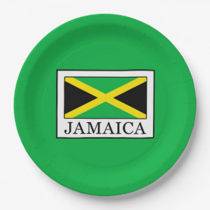 Jamaica Paper Plate