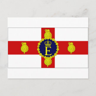 Jamaica Personal Flag of HM The Queen Flag Postcard