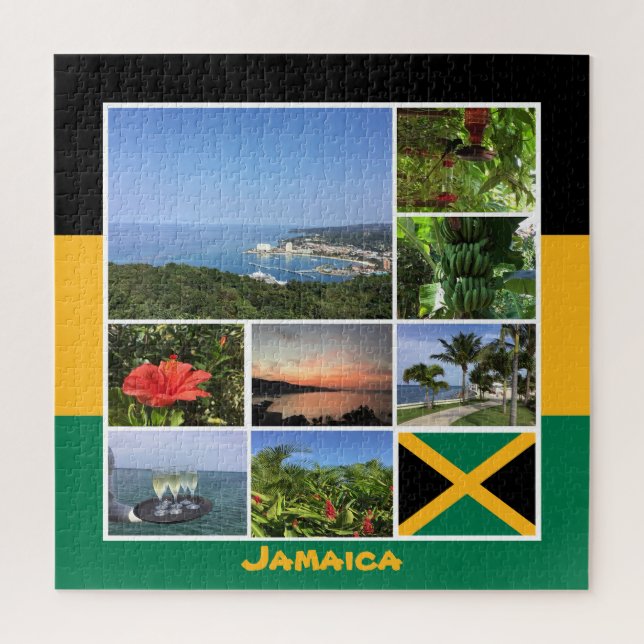 Jamaica Photo Collage Jigsaw Puzzle (Vertical)
