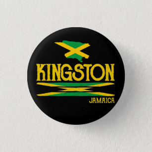 Jamaica Proud Jamaicans Rasta Reggae Kingston 3 Cm Round Badge