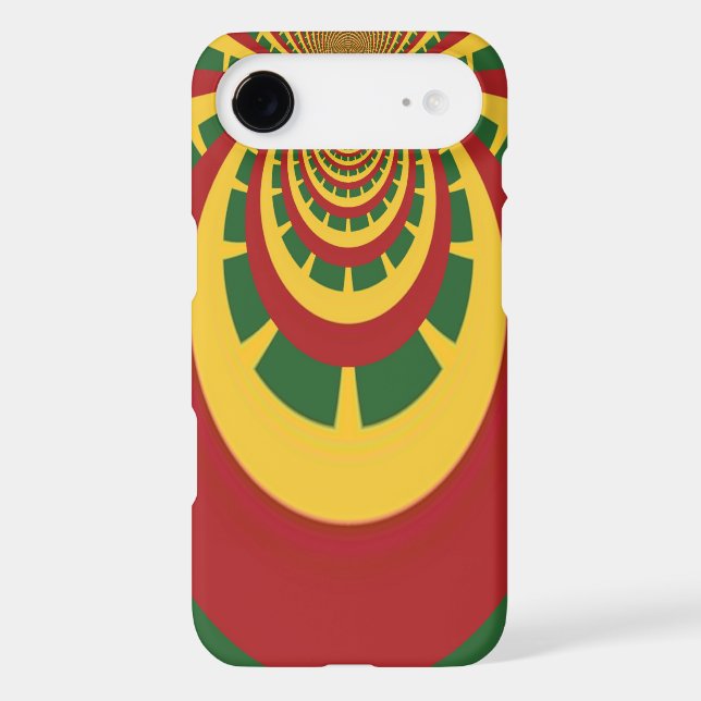 Jamaica Rasta colours art print pattern design (Back)
