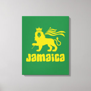 Jamaica Rasta Lion Canvas Print
