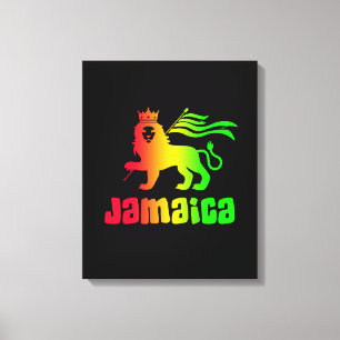 Jamaica Rasta Lion Canvas Print