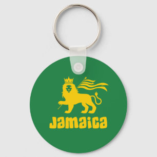 Jamaica Rasta Lion  Key Ring