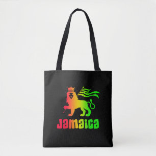 Jamaica Rasta Lion  Tote Bag