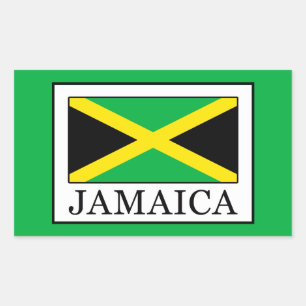 Jamaica Rectangular Sticker