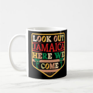 Jamaica Retro Vintage Watercolors Sport Jamaican F Coffee Mug