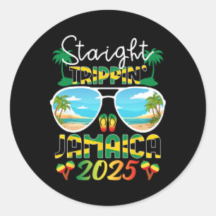 Jamaica Reunion Family Friends Trip 2025 Birthday Classic Round Sticker