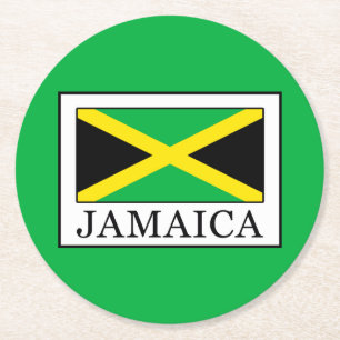 Jamaica Round Paper Coaster