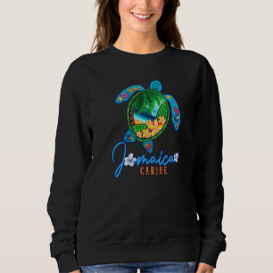 Jamaica Sea Turtle Caribe Vacation Family Trip   Sweatshirt
