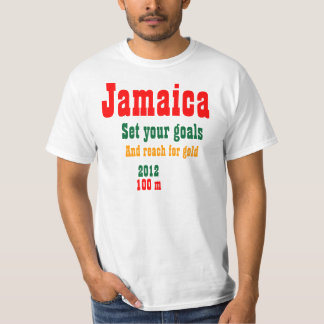 Jamaica set your goals  t-shirts
