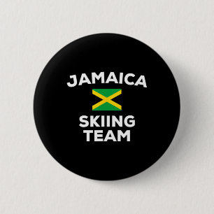 Jamaica Ski Skiing Team Jamaican Flag 6 Cm Round Badge