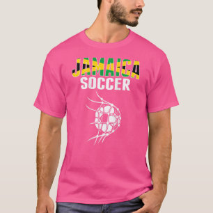 Jamaica Soccer Ball In Net Jamaican Football Sup T-Shirt