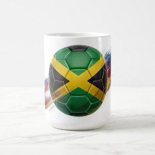 Jamaica Soccer Ball Stadium Ready Fan Gear Coffee Mug