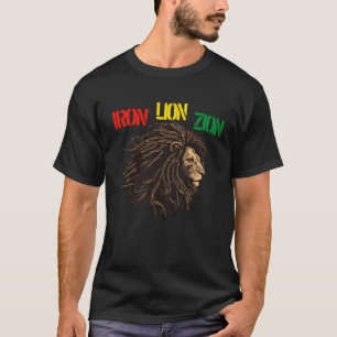 Jamaica Souvenir Rasta Clothing Lion of Judah Root T-Shirt