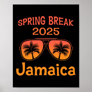 Jamaica Spring Break 2025 Family Vacation Beach Vi Poster