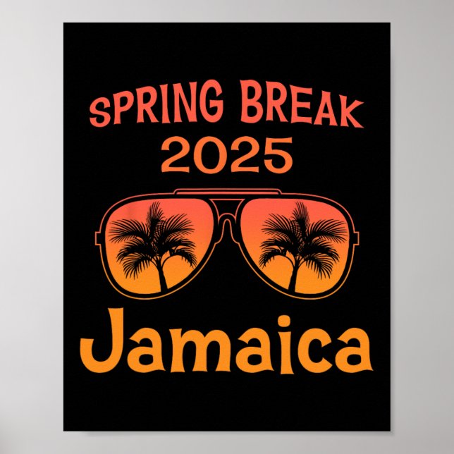 Jamaica Spring Break 2025 Family Vacation Beach Vi Poster (Front)