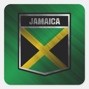 Jamaica Square Sticker