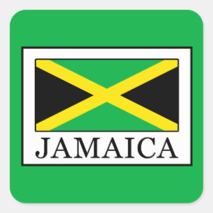 Jamaica Square Sticker