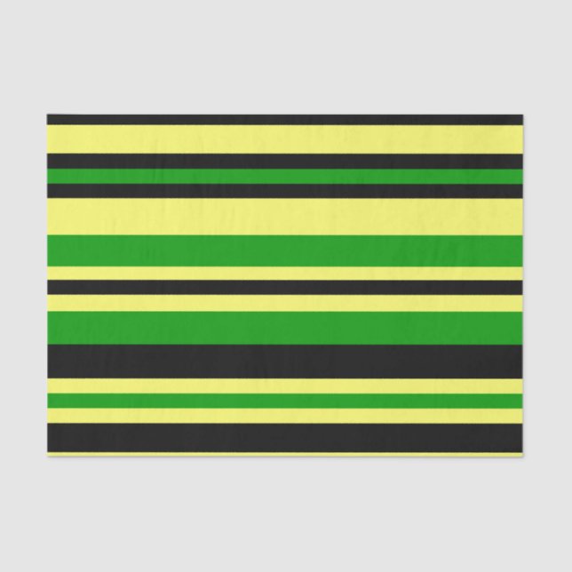 Jamaica Stripes Tissue Paper (Front)