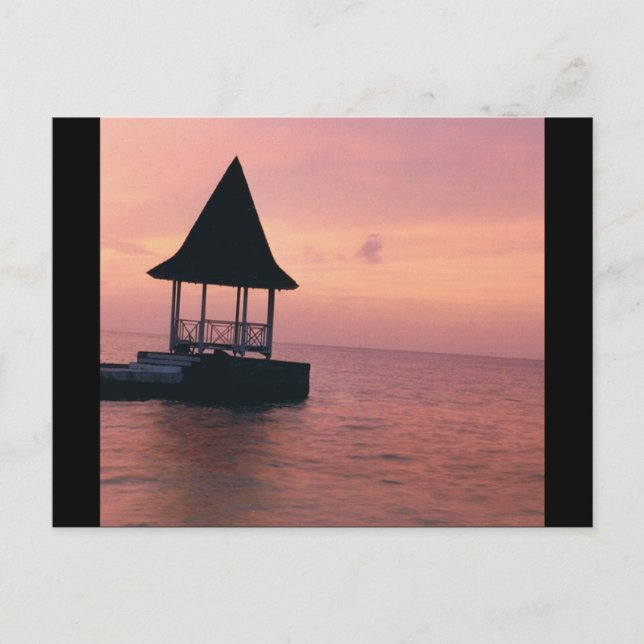 Jamaica Sunset Postcard (Front)