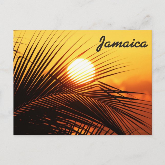 Jamaica Sunset Postcard (Front)
