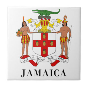 JAMAICA - symbol/coat of arms/flag/colours/emblem Tile