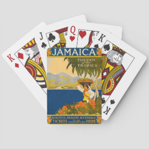Jamaica, the gem of the tropics playing cards