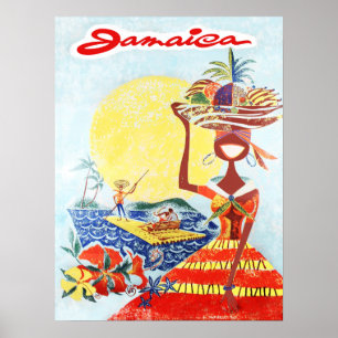 Jamaica travel poster