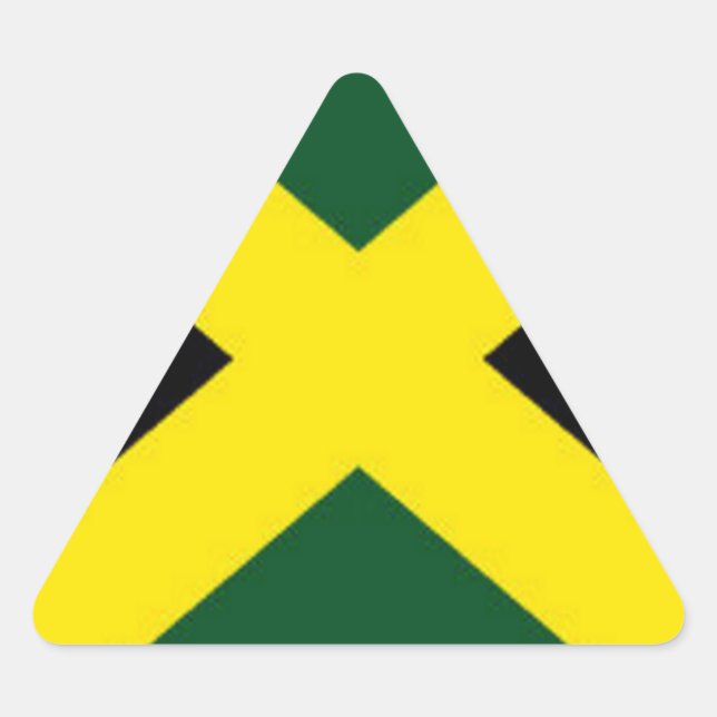 Jamaica Triangle Sticker (Front)