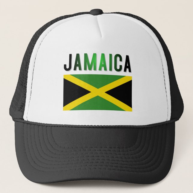 JAMAICA TRUCKER HAT (Front)