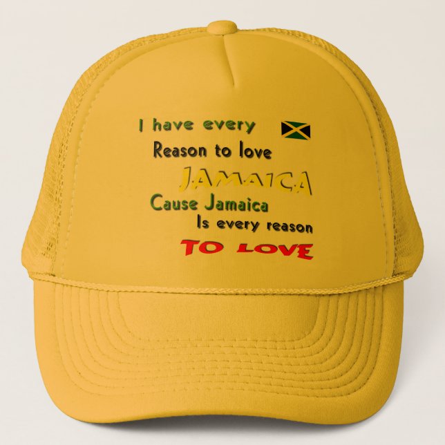 jamaica trucker hat (Front)