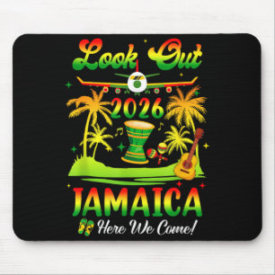 Jamaica Vacation 2026 Here We Come Matching Birthd Mouse Mat