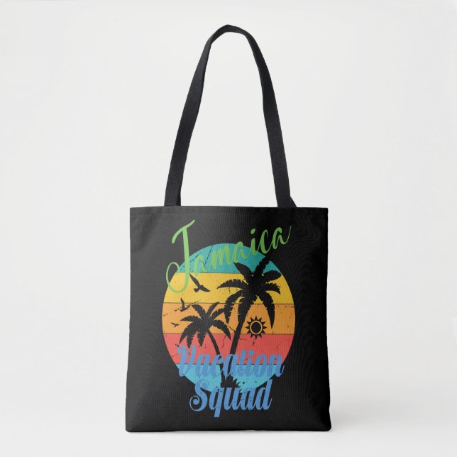 Jamaica Vacation Squad 2024 Family Vacation Trip Tote Bag (Front)