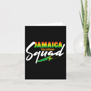 Jamaica Vacation Squad 2025 Matching Group Family Card