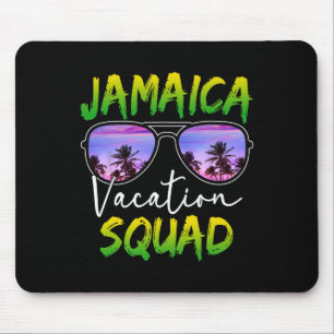 Jamaica Vacation Squad 2025 Matching Group Family Mouse Mat
