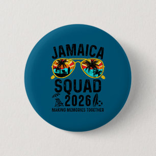 Jamaica vacation squad 2026 matching family trip 6 cm round badge