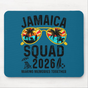 Jamaica vacation squad 2026 matching family trip mouse mat