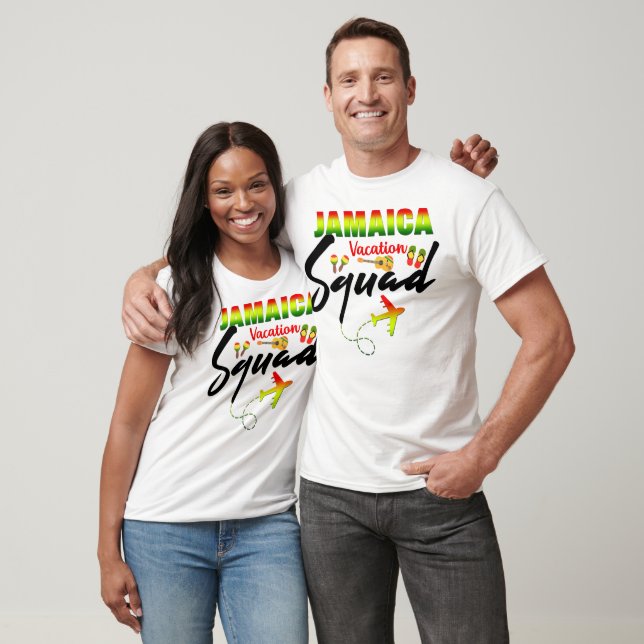 Jamaica Vacation Squad Group Matching Reggae T-Shirt (Unisex)