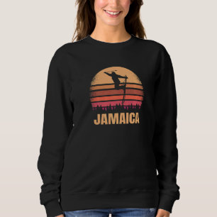 Jamaica Vermont Skier Vintage Vt Skiing 80s Retro Sweatshirt