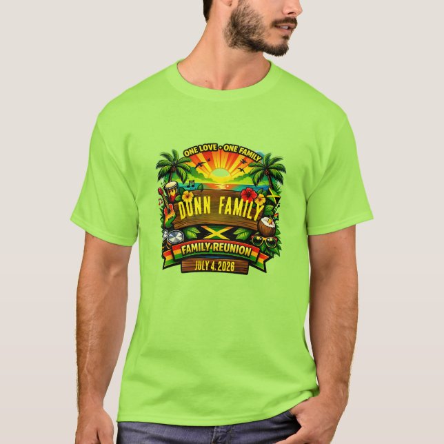 Jamaica vibe matching tee shirts (Front)