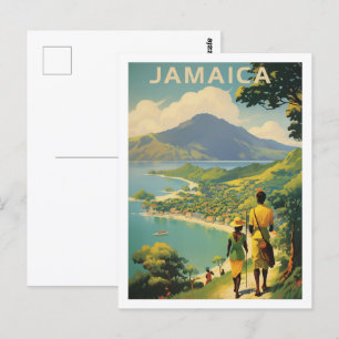 Jamaica Vintage Famous Travel Place Postcard