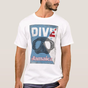 Jamaica Vintage Scuba Diving Mask T-Shirt