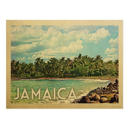 Jamaica Vintage Travel Postcard | Zazzle.co.uk