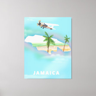 Jamaica Vintage travel poster Canvas Print