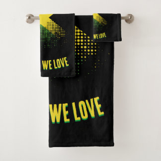 JAMAICA WE LOVE BATH TOWEL SET
